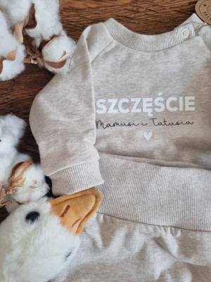 Komplet dla dziecka szczęście mamusi i tatusia