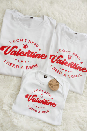 Komplet koszulek I don't need a valentine