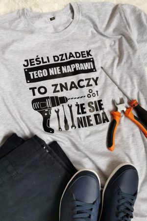 Koszulka męska dla dziadka majsterkowicza