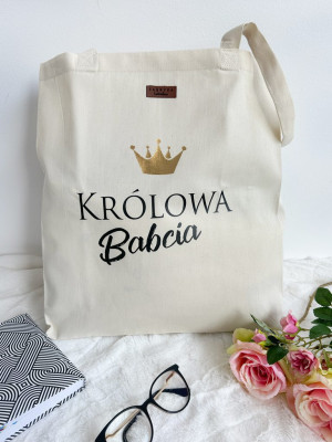 Torba z nadrukiem królowa babcia
