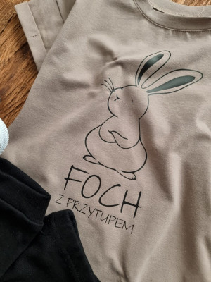 Koszulka dziecięca z nadrukiem foch z przytupem