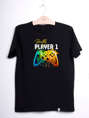 Koszulka męska z nadrukiem Daddy player1