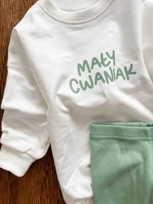 Bluza dziecięca z nadrukiem mały cwaniak