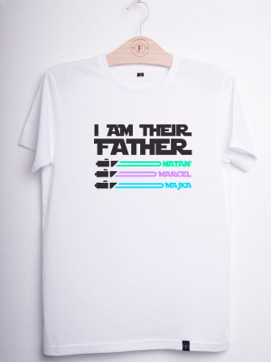 Koszulka męska z nadrukiem I am father
