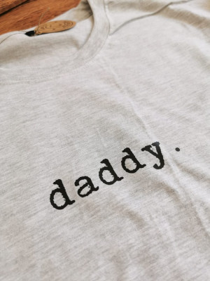 Koszulka męska z nadrukiem daddy.