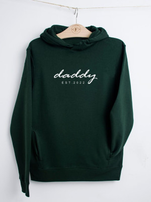 Bluza z kapturem z nadrukiem daddy est.