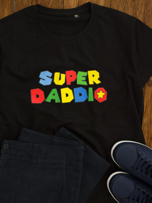 Koszulka męska z nadrukiem Super Daddio
