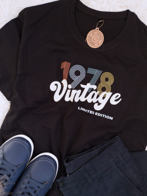 Koszulka męska z nadrukiem vintage limited edition