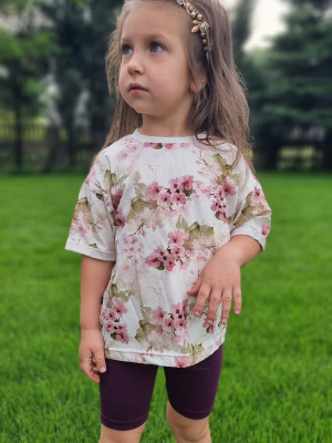 T-shirt dziecięcy letni ogród