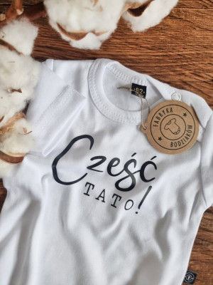 Body z nadrukiem cześć tato!
