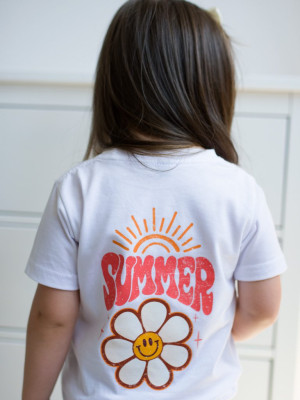Koszulka dziecięca z nadrukiem hello summer