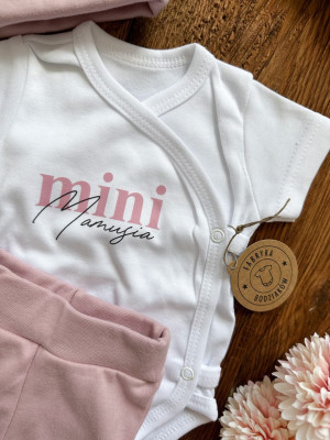 Body kopertowe z nadrukiem mini mamusia