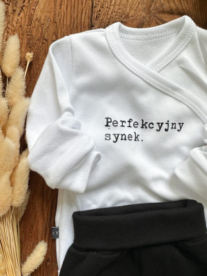 Body kopertowe z nadrukiem perfekcyjny synek