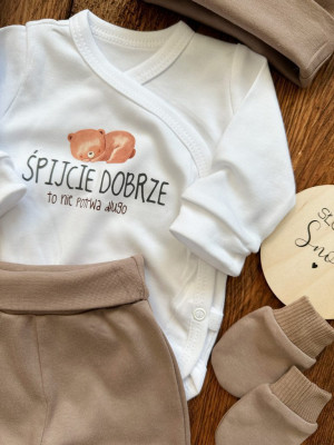 Body kopertowe z nadrukiem śpijcie dobrze