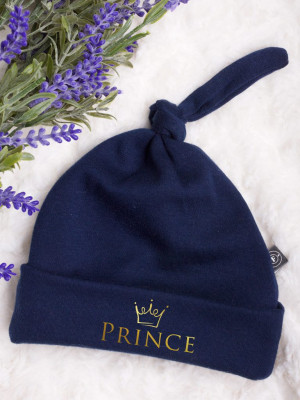Czapka dla niemowlaka z nadrukiem prince