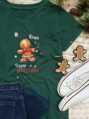 Damska koszulka mama super babeczka