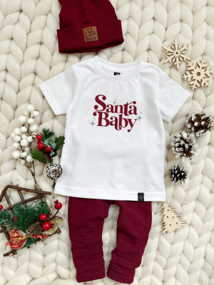 Koszulka dziecięca z nadrukiem Santa Baby