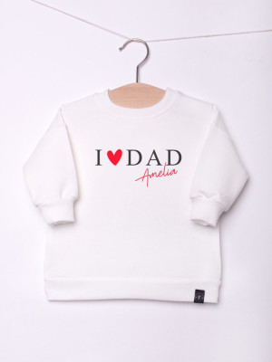 Bluza dziecięca I ❤ Dad