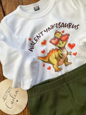 Koszulka dziecięca walentynkosaurus