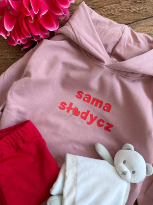 Bluza z kapturem z uszkami sama słodycz lizak