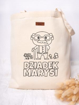 Torba dla dziadka kolorowanka + pastele