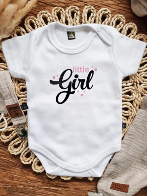 Body niemowlęce z nadrukiem little girl