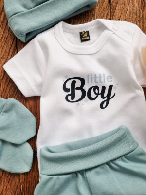Body niemowlęce z nadrukiem little boy