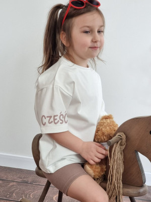 Koszulka dla dziecka oversize CZEŚĆ!
