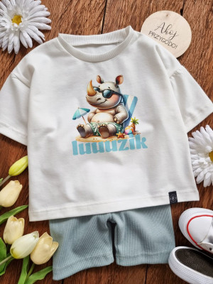 Koszulka dla dziecka nosorożec luuuzik