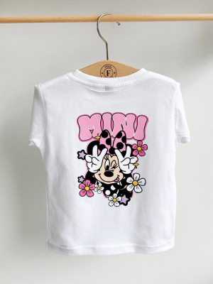 Koszulka dziecięca z nadrukiem myszki Minnie