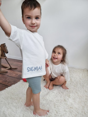 Koszulka dla dziecka oversize SIEMA! NARKA!