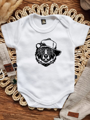 Body niemowlęce z nadrukiem baby bear