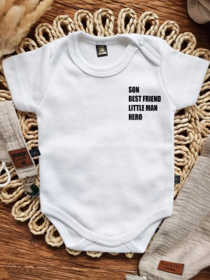 Body niemowlęce son best friend little man hero
