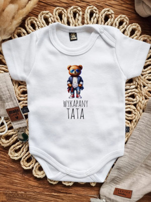Body niemowlęce z misiem wykapany tata