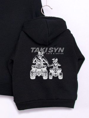 Bluza dziecięca z kapturem quad taki syn
