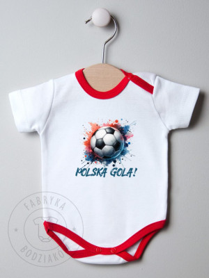 Body kibica z nadrukiem POLSKA GOLA!