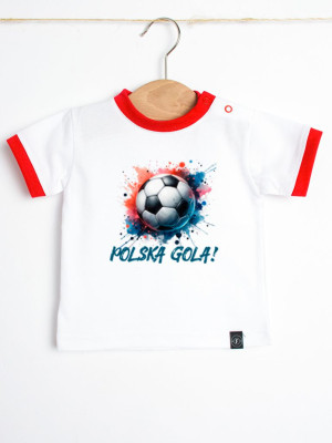 Koszulka kibica dziecięca z nadrukiem POLSKA GOLA!
