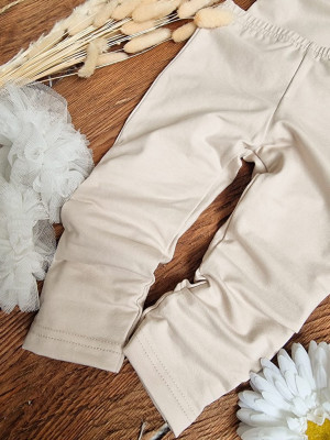 Legginsy jasny beż