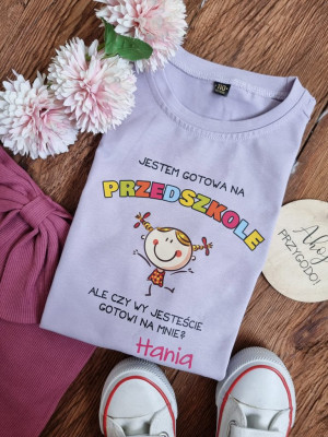 Koszulka dziecięca gotowa na przedszkole
