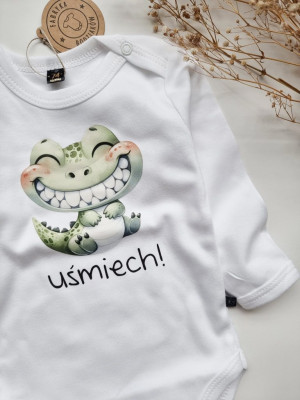 Body niemowlęce krokodyl uśmiech!