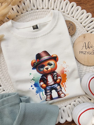 Koszulka dziecięca miś graffiti