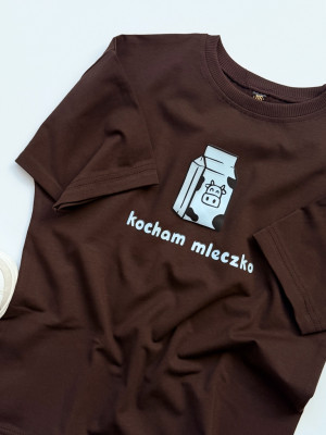 Koszulka dziecięca kocham mleczko