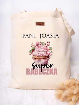 Torba z nadrukiem super babeczka
