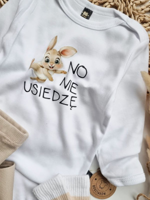 Body niemowlęce króliczek no nie usiedzę
