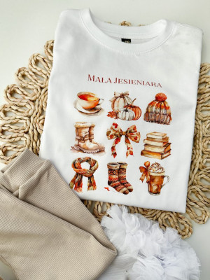 Koszulka dziecięca z nadrukiem mała jesieniara