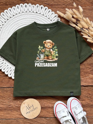 Koszulka dziecięca misio czasem przesadzam