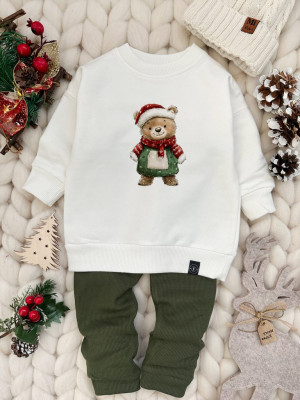 Bluza dziecięca misio w świątecznym ubranku