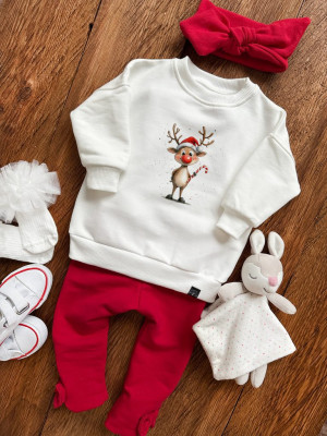 Bluza dziecięca Świąteczny reniferek