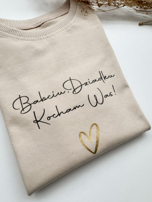Koszulka dla dziecka Kocham Cię Babciu / Dziadku