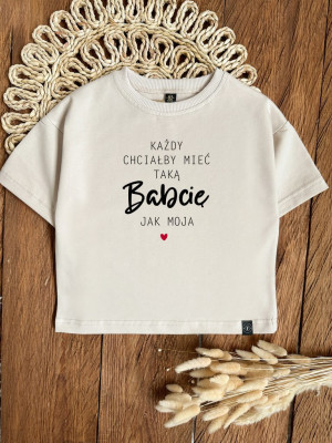 Koszulka dla dziecka każdy chciałby taką babcię/takiego dziadka